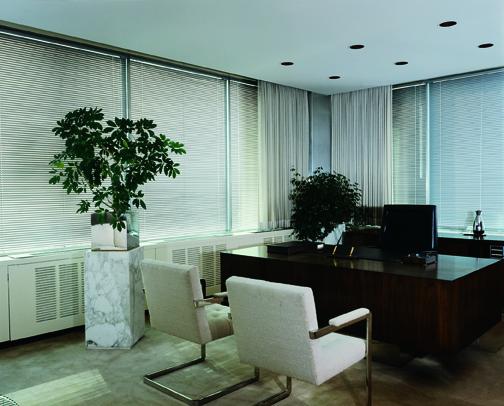 Model 8000 Horizontal Blinds in a Commercial Setting